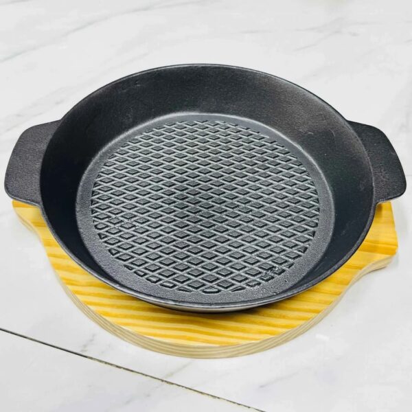 23CM Ceramic Sizzling dish( cast iron)