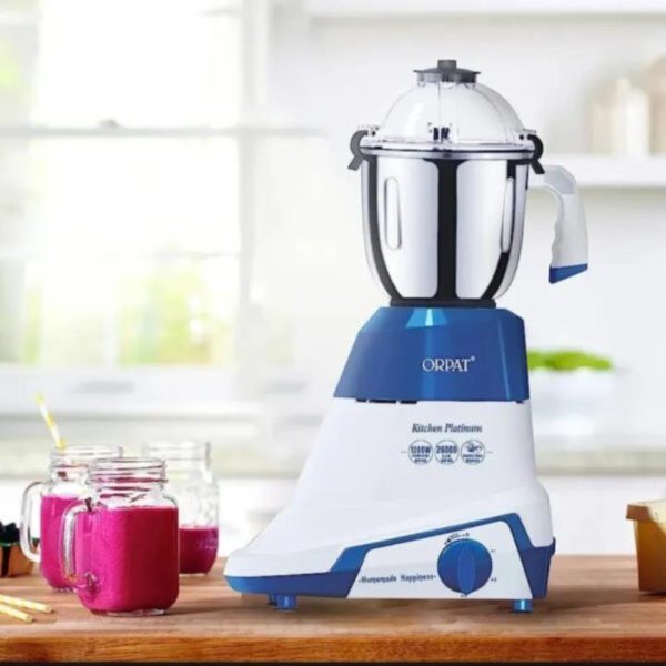 3 in 1 Orpat Kitchen Platinum 1200 – Watt Mixer Grinder & Blender